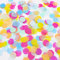 ParPix 50g Bunt Konfetti Geburtstag Hochzeit Deko, 6000 Stück Runde Konfetti Papier Silvester Streudeko, Groß 2.5cm Konfetti Tischdeko Geburtstag, Confetti für Hochzeit,Weihnachten,Babyparty Deko