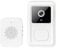 HOHOVYVY türklingel mit kamera，ring doorbell，Smart Türklingel für Tuya WiFi Video Türklingel Bewegungserkennung 1080P HD Video(White)