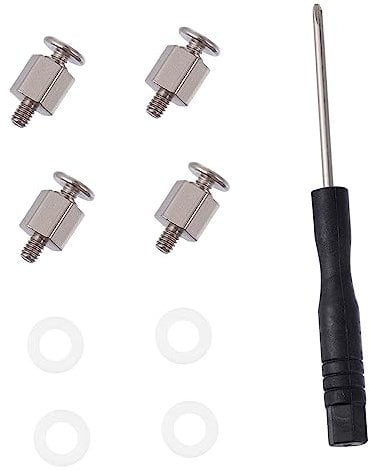 OSOLADY 1set Ssd Screw Kit Stainless Steel Ssd Mounting for Motherboard Includes Screws and Screwdriver for Easy and Game Console Installation
