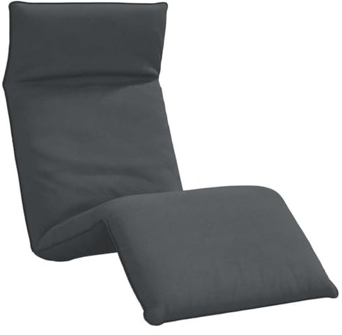vidaXL Sonnenliege Klappbar Anthrazit 175x54x8,5 cm Oxford-Gewebe, Sonnenbett, Liege, Bodenstuhl, Liegestuhl, Chaiselongue, Bodensessel, Relaxsessel