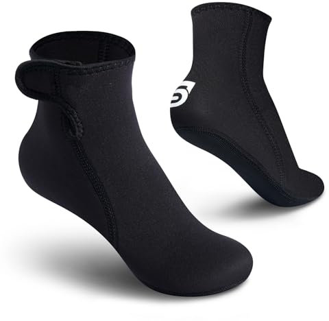 Summshall 3MM Calzari Neoprene Bambini, Calze Neoprene Calzini Neoprene per Ragazzi Ragazze per Immersioni, Nuoto, Sport Acquatici