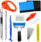 Set di 23 Pezzi Squeegee per Pellicola, shallyong Set di Attrezzi per Vinile per Auto, Spatola per Cartas Parati, per Installazione Pellicole Auto, DIY, Incisione Artigianales