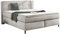 Generisch Boxspringbett - 180 x 200 cm - Greige - Webstoff - mit Topper
