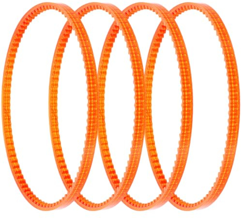 BESTOYARD Cotton Candy Maker Replacement Belts for Marshmallow Machines Candy Floss DIY Spare Parts Lightweight Easy to Install 4 Pack