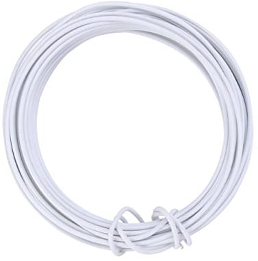 iplusmile Cordino di Fissaggio Filo per Piante rampicanti Filo vegetale legacci per Piante da Esterno Filo da Giardino pianta Cravatta Rivestito Filo di Ferro Flessibile Fil di Ferro Bianca