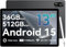 Blackview 13 Pulgadas Mega8 Tablet,Android 15 Tableta 90HZ Display,Dual 4G LTE & 5G WiFi,11000mAh,36GB RAM+512GB ROM/2TB TF Octa Core Dual AI Cámara Widevine L1/GPS/WPS/PC Mode con Lápiz óptico