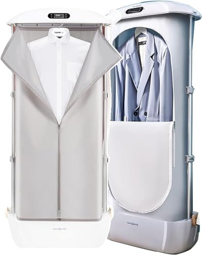 FBHappiness Vertical Steam Iron For Clothes, 60°C/Constant Temperature Cycle, Foldable Garment Steamer, Automatic Laundry Steam/Drying Integrated Care Machine(