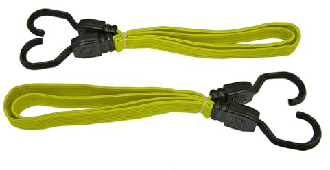 Faithfull Flat Bungee Cord 910mm (36in) max Extend 1350mm Pack of 2