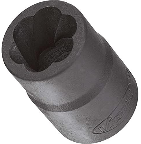 Vigor Innenvierkant Antrieb 12,5 = 1/2 Zoll Spiralnutenausdreher-Einsatz, Schlüsselweite: 13 mm, Gesamtlänge: 34 mm, 1 Stück, V2407