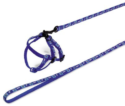 Nobby 78061-06 Garnitur Nylon Kaninchen Carrot, blau
