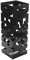 Versa Design Paragüero para la Entrada, Habitación o Hall, Porta Paraguas Moderno, Medidas (Al x L x An) 52 x 19 x 19 cm, Metal, Color Negro
