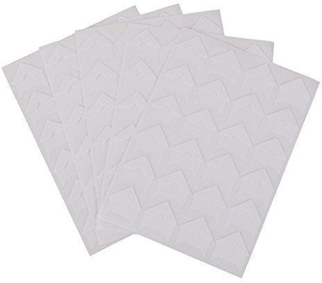 5 x DIY Winkel Album für Montage Reflektor Aufkleber Scrapbooking DIY Bianco