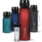 720°DGREE Water Bottle “uberBottle“ - 1 L softTouch +Fruit-Infuser - BPA-Free Tritan, Leakproof, Reusable Drinking Bottle - Sports Bottle for Gym, Running, Fitness, Cycling, Travel, School & Office