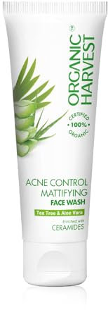 Organic Harvest Acne Control Face Wash Suitable for Oily and Acne Prone Skin for both men and women 100ml