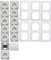 Berker S1 Steckdosen, Rahmen und Schalter Set 19tlg. 11x 47438989 Steckdose, 6x 10128989 2Fach Rahmen, 1x 3036 Wechselschalter, 1x 16208989 Wippe Polarweiß glänzend weiß