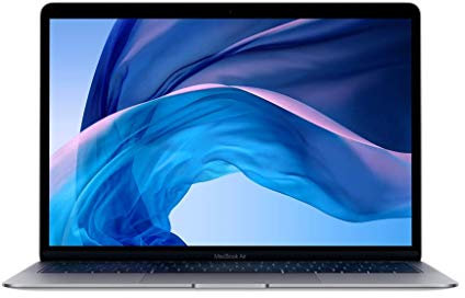 2019 Apple MacBook Air mit 1.6GHz Intel Core i5 (13-zoll, 8GB RAM, 256GB SSD Kapazität) (QWERTY Englisch) Space Grau (Generalüberholt)