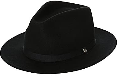 Brixton Coltello Packable Fedora (Black) L