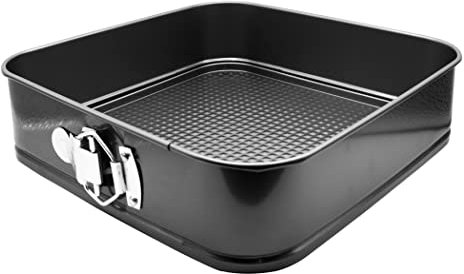 Abcsea 1 Pezzo Stampo per Dolci, Teglie per Dolci, Teglia per Budino, Stampi per Dolci da Forno, Tortiera Apribile 28 cm, Senza PFOA, Robusto Acciaio al Carbonio da 1 mm, 1 Fondo
