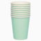 Amscan 9915403-207-66 - Pastel Age 3+ Mint Green Eco-Friendly Recyclable Paper Party Cups - 8 Pack