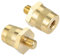 SURIEEN Battery Terminal Connector, M8 Thread Male Brass Side Post Battery Terminal Charging Posts, Standard Side Post M8 Battery Post Adapter (+/-) for GM Post (2pcs)