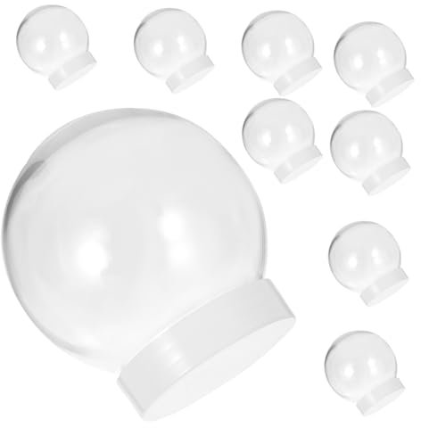 10pcs Schneekugel Kunststoff Globen Weihnachten Handwerk Machen Leere Für Weihnachten Dekorationen