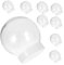 10pcs Schneekugel Kunststoff Globen Weihnachten Handwerk Machen Leere Für Weihnachten Dekorationen