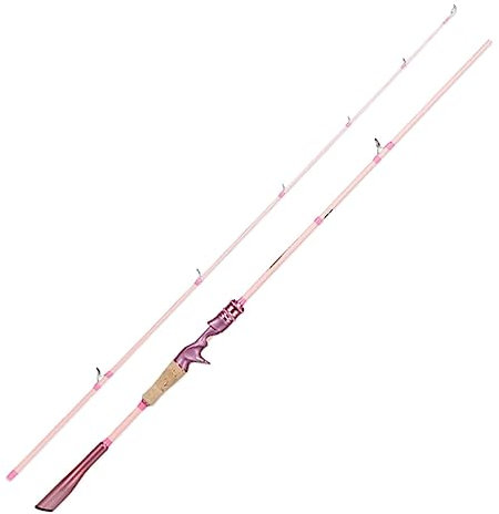 PZEOB tragbar Spinnrute Wirbel Angelrute Rosa Angelrute Für Rolle Und Angelrute Combo Outdoor Angelgerät Set Casting Rod Surf Stangen Einfach zu verwenden