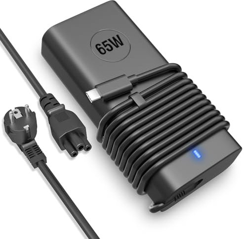 Cargador Portátil USB C 65W para Lenovo Thinkpad X1 T480 T480s Yoga HP DELL Latitude XPS 12 13 Chromebook 11 14 Acer ASUS Samsung Ordenador Tipo-C Adaptador