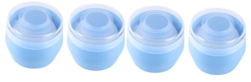 POPETPOP 4stücke Kids Powder Puff Teiliges Puderbehälter Sanfte Anwendung Von Babypuder Praktisch Für Zuhause Und Unterwegs Leicht Zu Bedienen Und Hygienisch