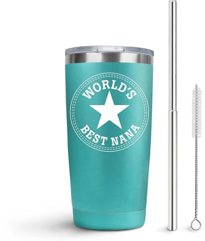 Supload Nana Gifts From Grandkids Worlds Best Nana Ever Gifts 20oz Travel Mugs Funny Mothers Day Birthday Gifts for Nana Mug Cool
