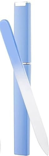 Crystal Nail Glass File Strong Glass File for Natural and Artificial Nails, Nail File with Case Crystal Nail File Professional Salon Manicure Tool