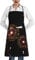 WHJYCC Starry Pusteblume Schürze Herren Damen Küche Verstellbar mit Taschenschürze Kochrestaurant Grill Wasserdicht Schwarz, weiß, One size