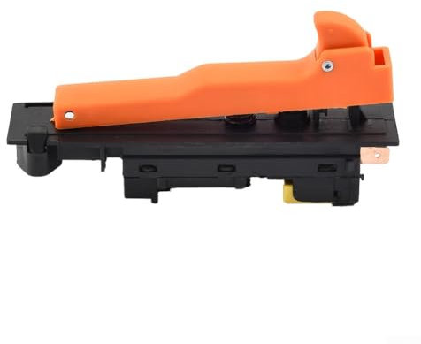 Lastdaytime Robuster Ersatz-Triggerschalter für Winkelschleifer 180 GA9030 GA9020 GA7030 GA7020 G18SE3, feststellbar, Schwarz