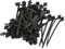 50x Schwarze Anhänger-Kabelbinder, Wickel-Drucknieten, Clip Mit Riegeltyp, Bindungsschale, Nylon-Kabelbinder, Auto-Befestigungsbinder-Clips