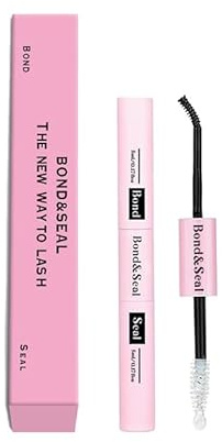 2-in-1 Eyelash Glue and Waterproof Sealant, Dual-Ended Design, Quick-Drying, Long-Lasting, Waterproof and Sweatproof, Ideal for False Eyelash Application and Protection (2-in-1 Eyelash Glue)