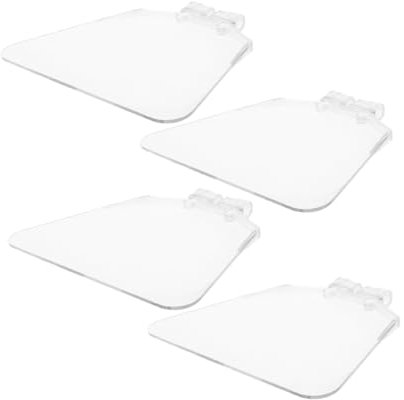 Angoily 4 Stück Bankschutz Werkzeugset Aus Transparentem Kunststoff Augenschutz Ersatz Für Werkbank Staubschutz Und Splitterhemmende Sicherheitsabdeckung