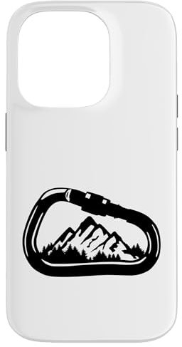 Climbing Clip, Carabiner, Hiking, Mountains, Via Ferrate Case for iPhone 14 Pro
