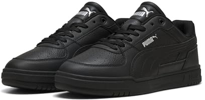 PUMA CAVEN III Unisex-Sneaker, Schwarz/Silber/Weiß, 3.5 UK
