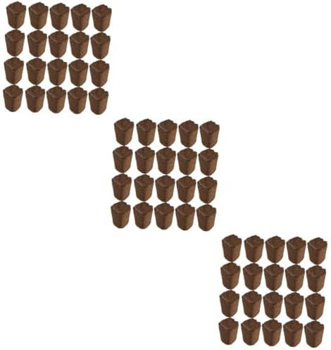 UPKOCH 3 Set Blocchi per Piantine Forniture per Giardinaggio Piante da Esterno Torba in Vaso per Interni Cubetti di Nutrienti per L'Idroponica Forniture per 20 Pezzi * 3