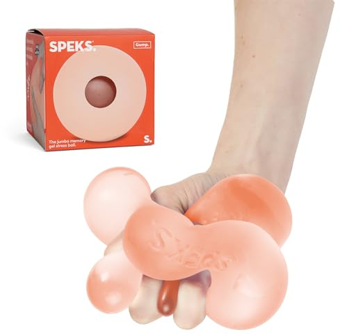 Speks Jumbo Gump Stress Balls | Ultra Soft Squishy Fidget Toy for Adults & Teens | Stress Relief & Desk Toy | Reef