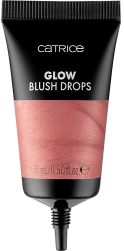 Catrice Glow Blush Drops, priming, luminous (15ml) | Luminous Glow, Liquid Blush Drops, Priming, Fits All Skin Tones
