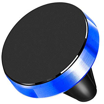 AXELENS Porta Cellulare Auto Magnetico Adesivo Supporto Portacellulare Universale per Smartphone e Dispositivi GPS con Magnete Rotazione 360 - Nero/Blu