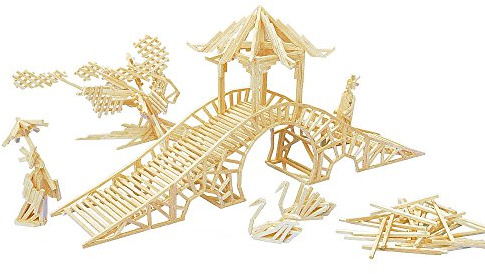 Matchitecture 6642 Building Game Japanese Bridge