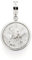 JEWELS BY LEONARDO Damen Anhänger Snowball Darlin's Edelstahl/silberfarben weiß Darlin's Clip groß Schneeball rund Kreis Kugel 011283