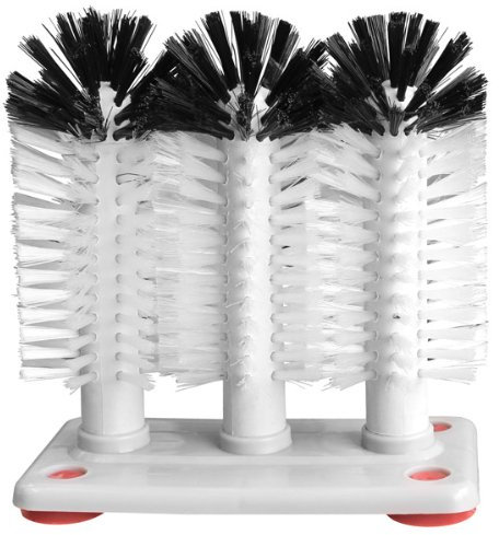 3 Brush Glass Washer | 3 Way Glass Washing Brushes, Glass Cleaning Brushes, Glass Washers, Glass Scrubbers
