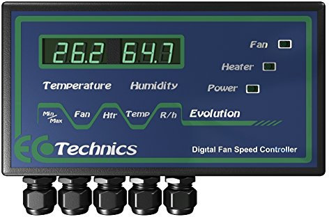 Ecotechnics Evolution Digital Fan Speed - Temperature And Humidity Climate Controller