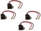 tomzz Audio 7103-002 Adaptateur de Haut-Parleur (Set de 4) sur DIN Compatible avec Dacia Opel Renault Seat Skoda Volvo VW