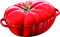 Staub - Cocotte en forma de tomate de cerámica con superficie esmaltada 405118550, 40511-855-0