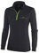 Black Crevice Herren Skirolli Zipper Shirt, schwarz/grün, M