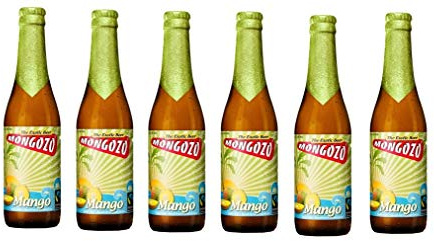 6 Flaschen Mongozo Mango Exotic Beer 3,6% Vol.a 330ml inc. 0.48€ MEHRWEG Pfand Bier + Mango